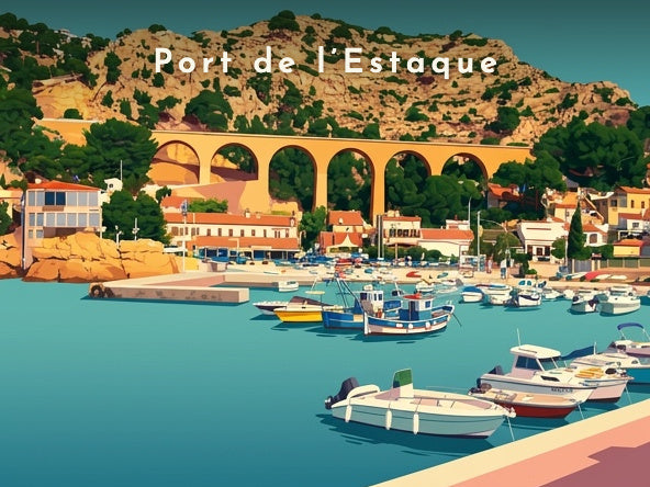 Port de l’Estaque — Pôdevache, visuel seul