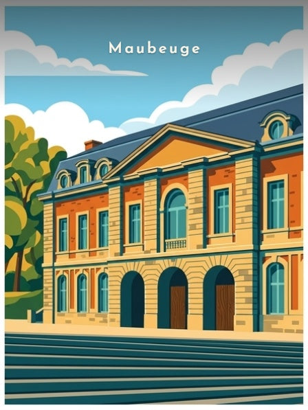 Édifice classique en brique et pierre — Pôdevache, visuel seul