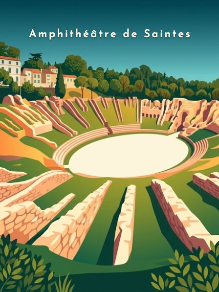 Amphithéâtre de Saintes — Pôdevache, visuel seul