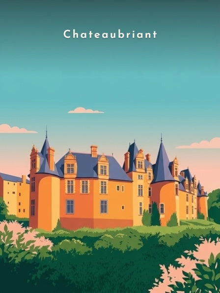 Façade et tours du château — Pôdevache, visuel seul