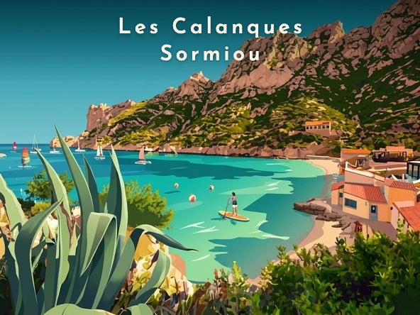 Les Calanques Sormiou — Pôdevache, visuel seul