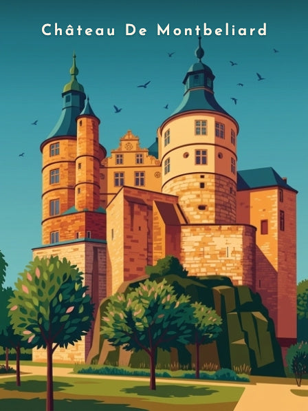 Château De Montbeliard — Pôdevache, visuel seul