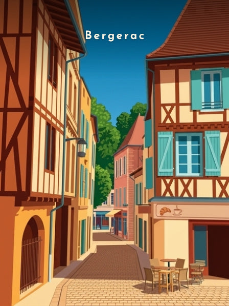Maisons à colombages du vieux centre — Pôdevache, visuel seul