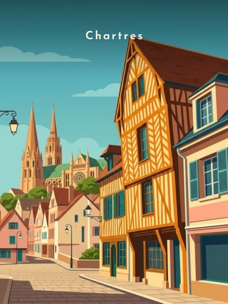 Basse ville et cathédrale Notre-Dame — Pôdevache, visuel seul