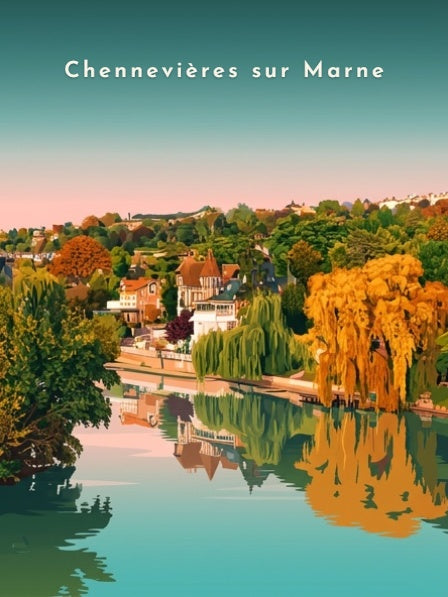 Reflets sur la Marne — Pôdevache, visuel seul