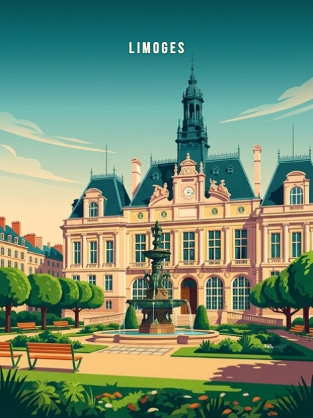L'Hôtel de Ville vu de trois-quarts — Pôdevache, visuel seul