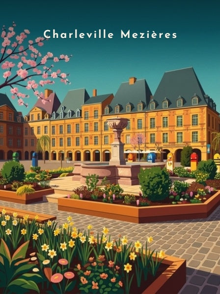 La place Ducale — Pôdevache, visuel seul