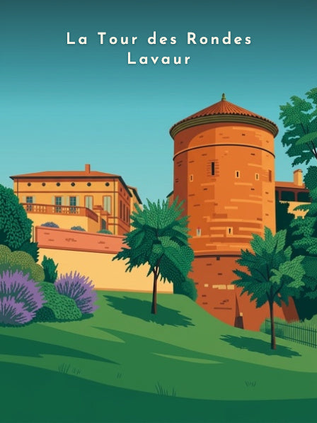 La Tour des Rondes Lavaur — Pôdevache, visuel seul