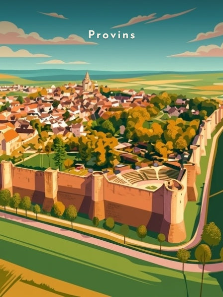 Les remparts et la ville haute — Pôdevache, visuel seul