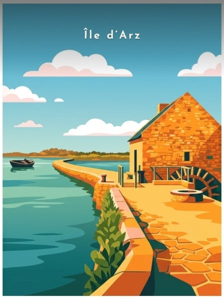 Moulin du Berno et sa roue à aubes — Pôdevache, visuel seul