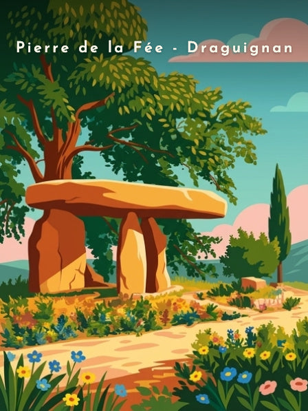 Pierre de la Fée - Draguignan — Pôdevache, visuel seul