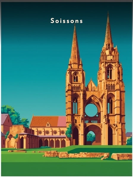 Abbaye Saint-Jean-des-Vignes — Pôdevache, visuel seul