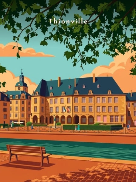 La Moselle et le Beffroi — Pôdevache, visuel seul
