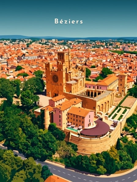 Cathédrale Saint-Nazaire et les toits — Pôdevache, visuel seul