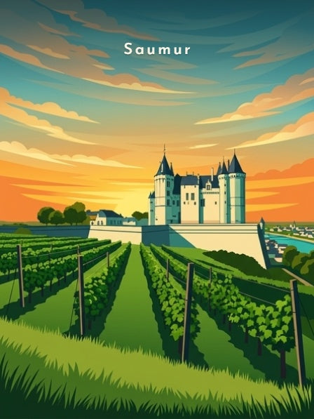 Le Château et le vignoble — Pôdevache, visuel seul