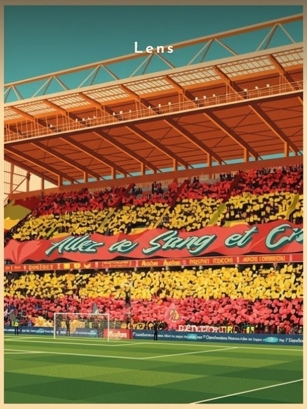 Stade Bollaert-Delelis — Pôdevache, visuel seul