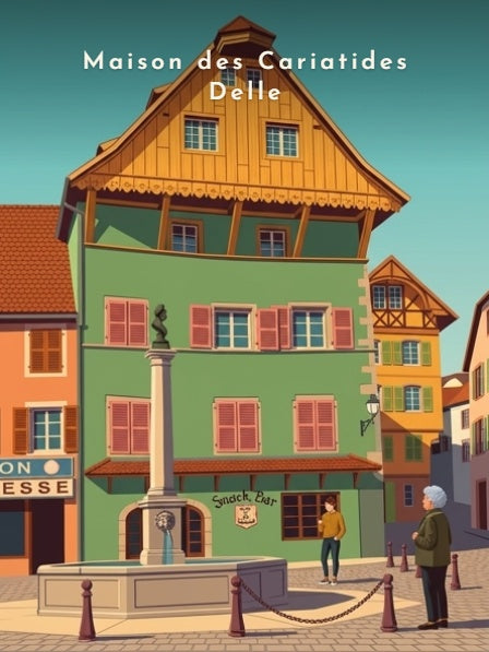 Maison des Cariatides Delle — Pôdevache, visuel seul