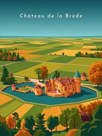 Château de la Brède — Pôdevache, visuel seul
