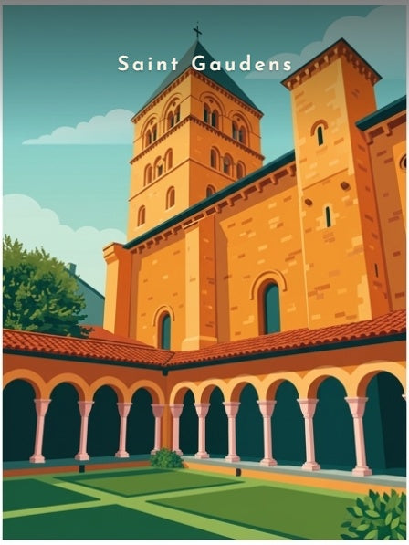 Cloître de la collégiale — Pôdevache, visuel seul