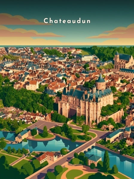 Le château et le Loir — Pôdevache, visuel seul