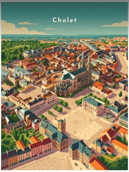 L'église Notre-Dame et la place Travot — Pôdevache, visuel seul