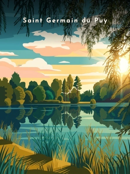 Plan d'eau des Sablières — Pôdevache, visuel seul