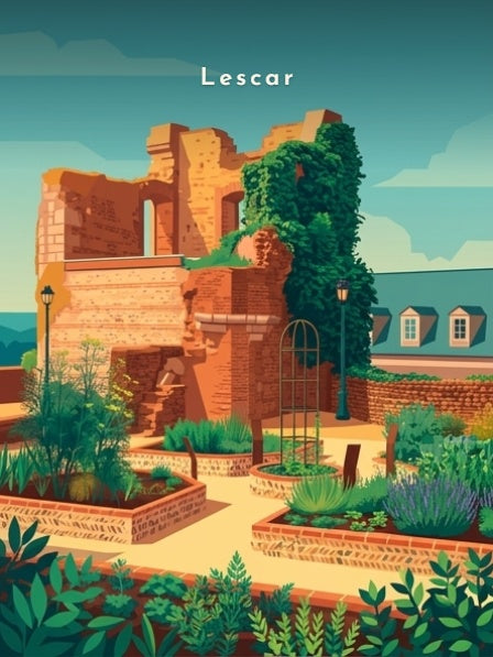 Jardin de la Tour de l'Esquirette — Pôdevache, visuel seul