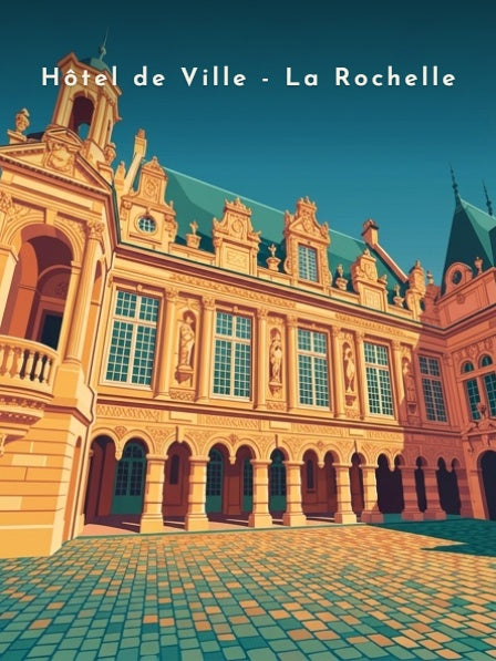 Hôtel de Ville - La Rochelle — Pôdevache, visuel seul