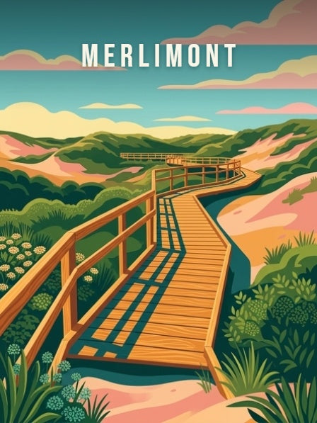 Le sentier des dunes — Pôdevache, visuel seul