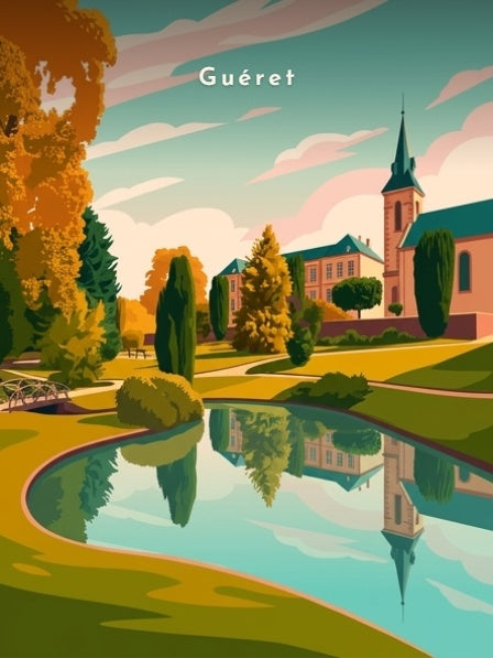 Bassin du jardin de la Sénatorerie — Pôdevache, visuel seul