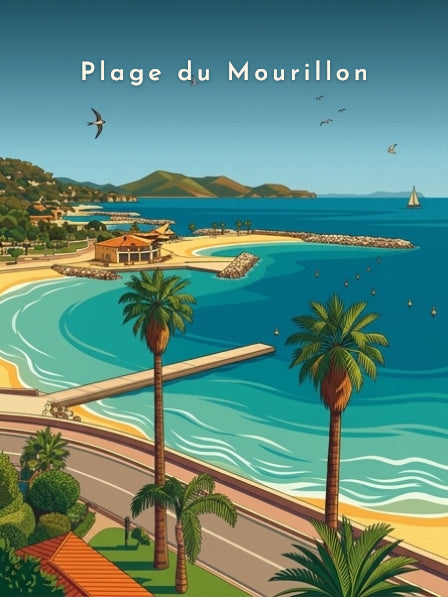 Plage du Mourillon — Pôdevache, visuel seul