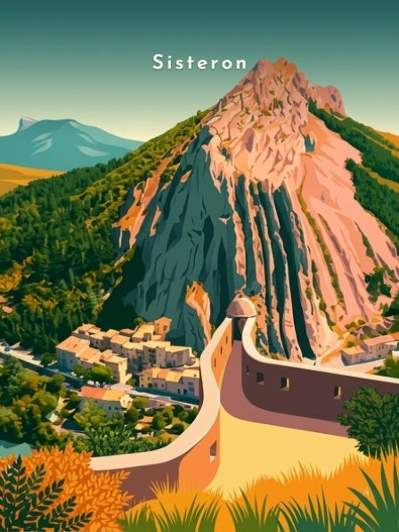 Vue sur le rocher de la Baume — Pôdevache, visuel seul