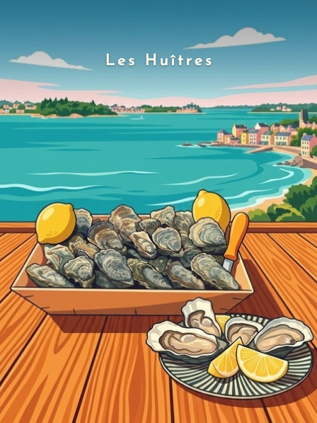 Les Huîtres — Pôdevache, visuel seul