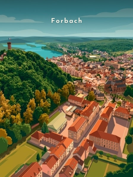 Panorama sur le Schlossberg — Pôdevache, visuel seul