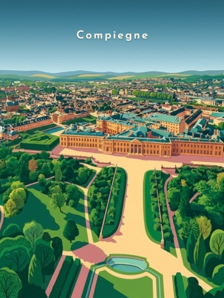 Le Palais impérial et son parc — Pôdevache, visuel seul