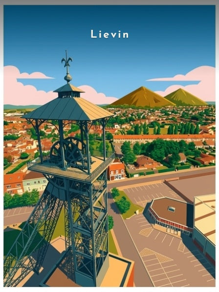 Chevalement du puits 1 bis — Pôdevache, visuel seul