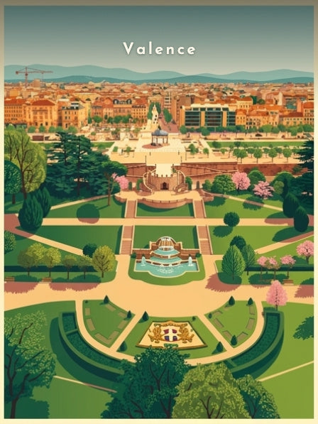 Vue panoramique sur le parc Jouvet — Pôdevache, visuel seul