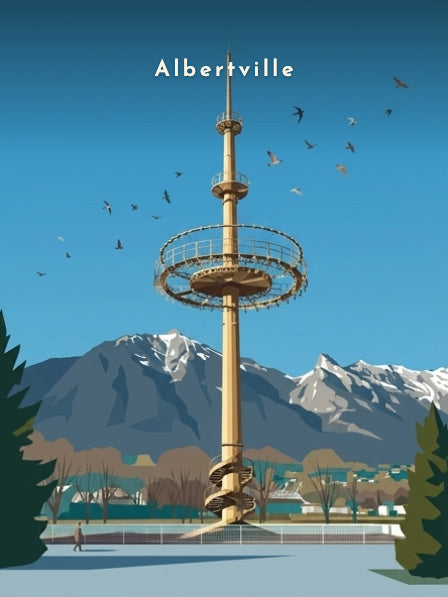 Le Mât olympique — Pôdevache, visuel seul