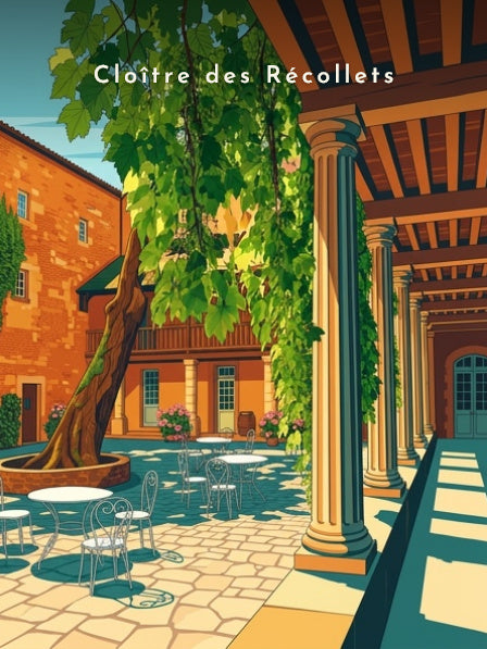 Cloître des Récollets — Pôdevache, visuel seul