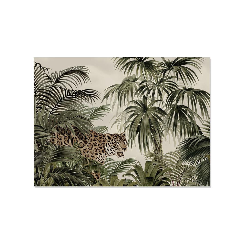 Ce set de table avec un imprimé jungle donnera une ambiance exotique et sauvage à votre table ! On craque pour ses couleurs chaudes et son design !