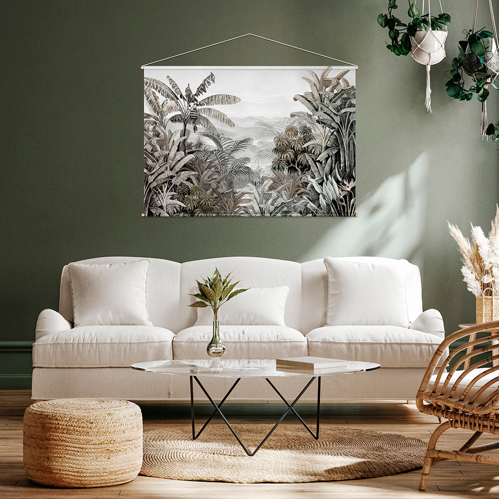 Manakara velvet kakemono