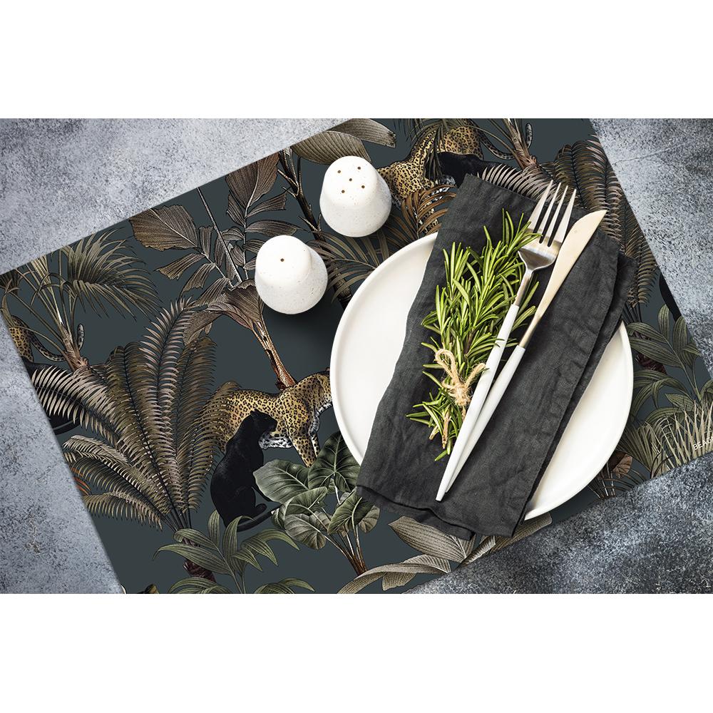 ADVENTURE VINYL PLACEMAT - LEOPARD