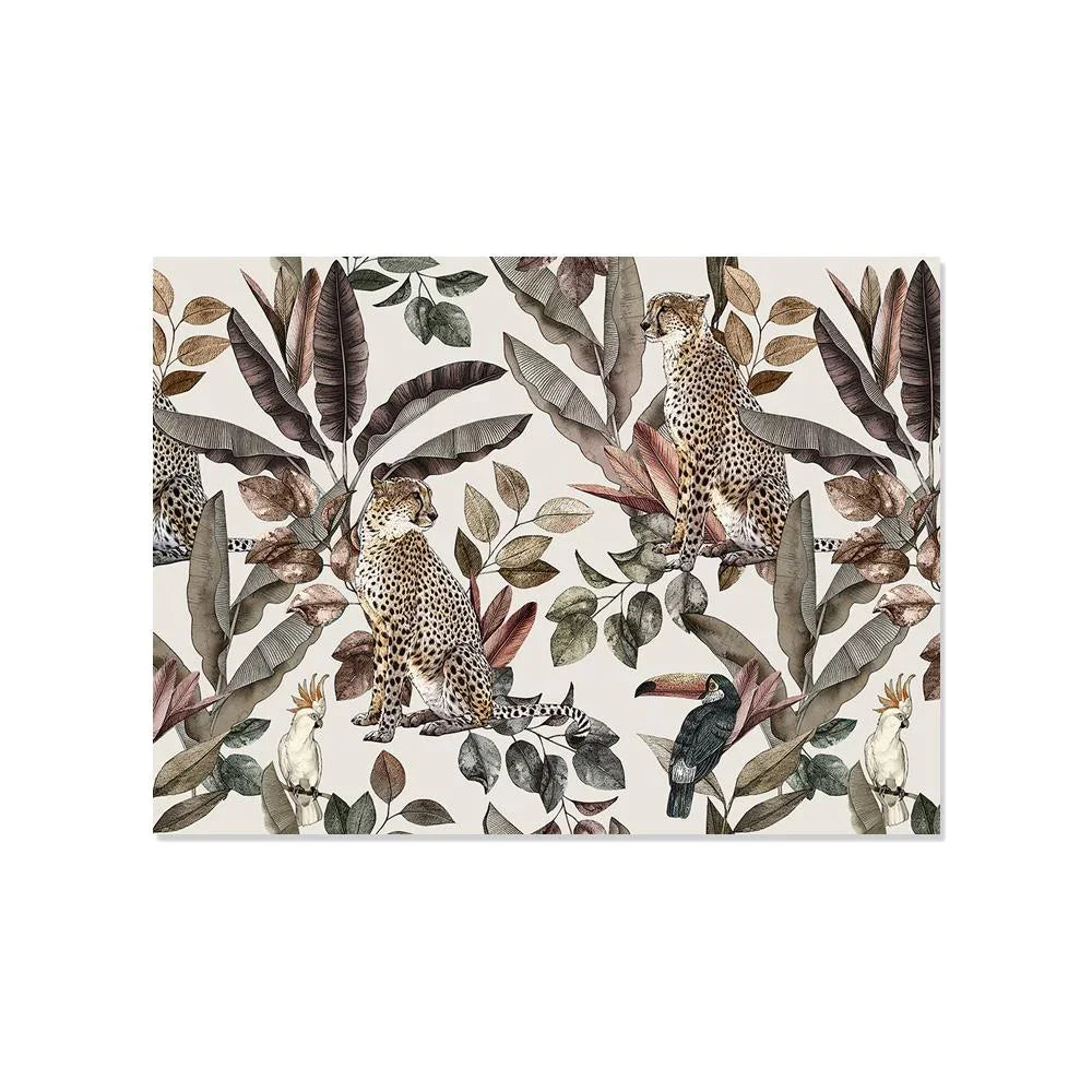 Ce set de table aux tonalités vintage et avec ses motifs guépard donnera un côté savane à votre décoration de table ! On craque totalement pour cette ambiance sauvage !