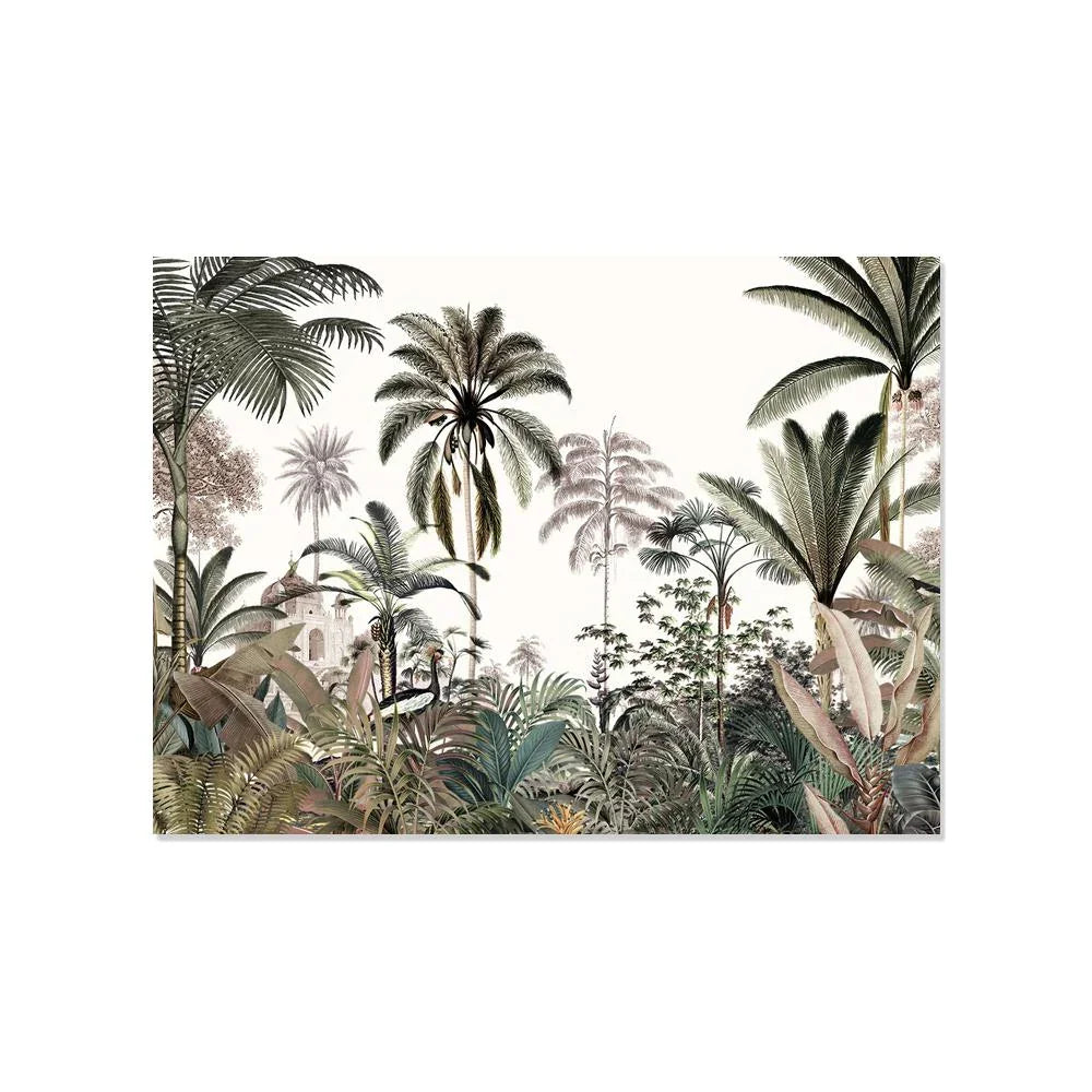 Laissez-vous séduire par notre set de table rectangle 33x45cm en vinyle imprimé au motif esprit cabinet de curiosité ! Ce set de table avec ses plantes exotiques vous transportera en pleine nature !