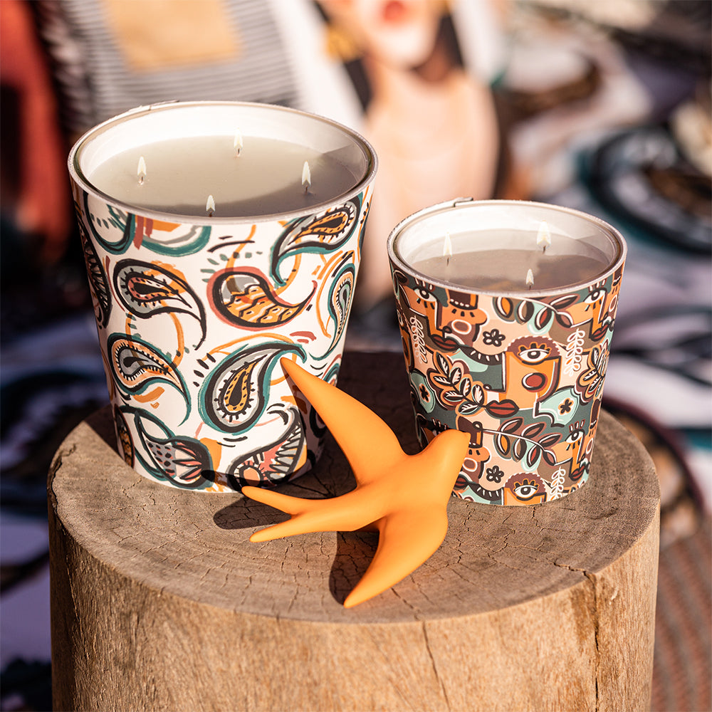 Bougie parfumée Jabria - Santal / Poivre / Rose