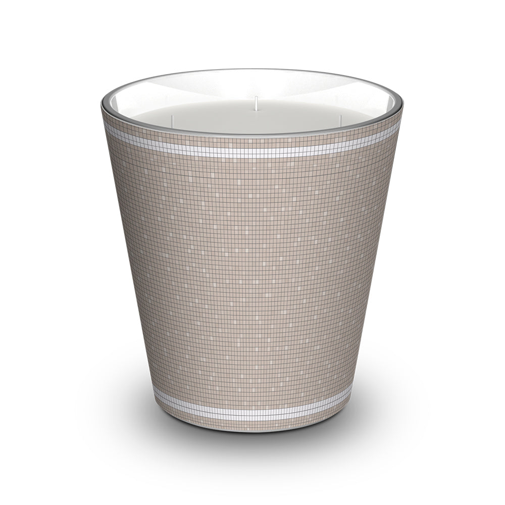 Personalized scented candle Retro Rosé - Petit grain / Neroli / Almond blossom