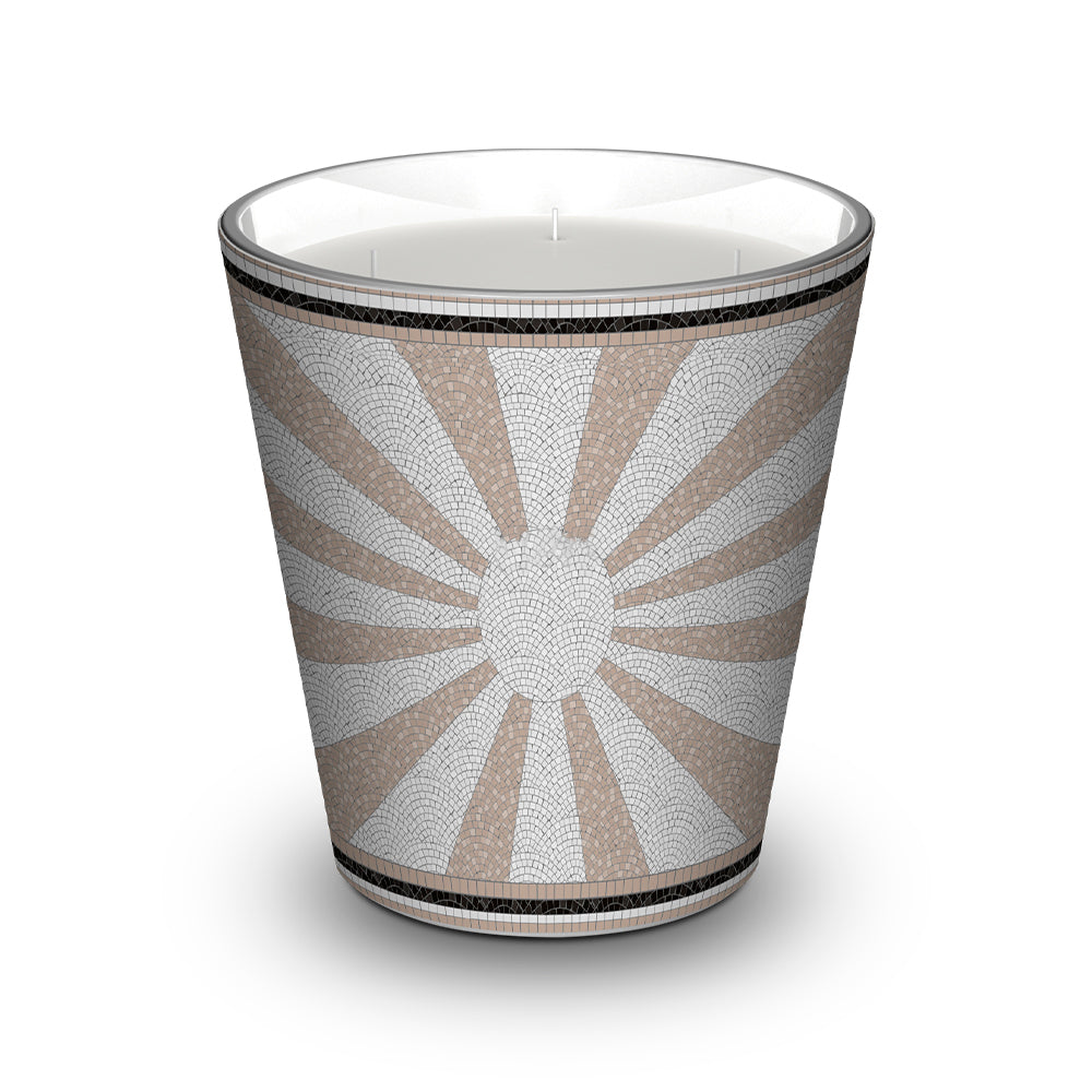 Personalized scented candle Ray Beige - Patchouli / Cedar / Vanilla