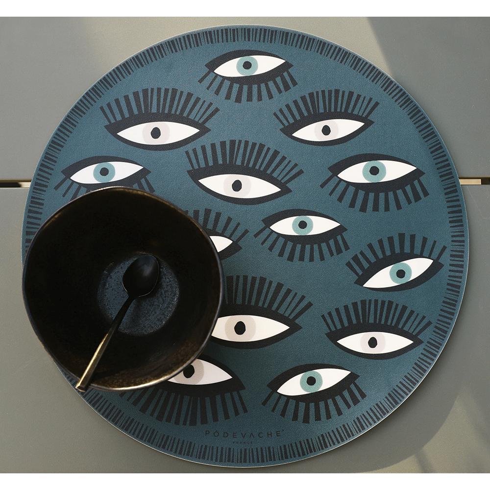 Mantel individual de vinilo Multi Eyes