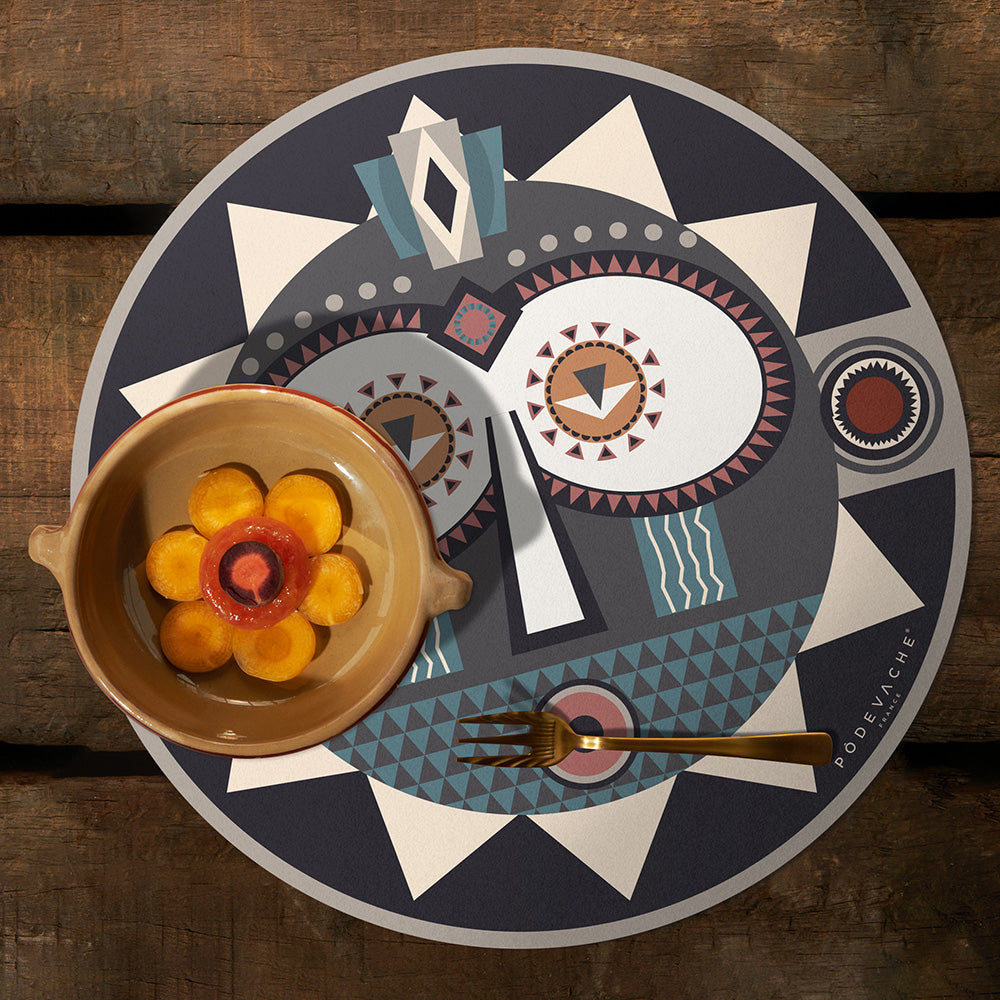 Korowai vinyl placemat