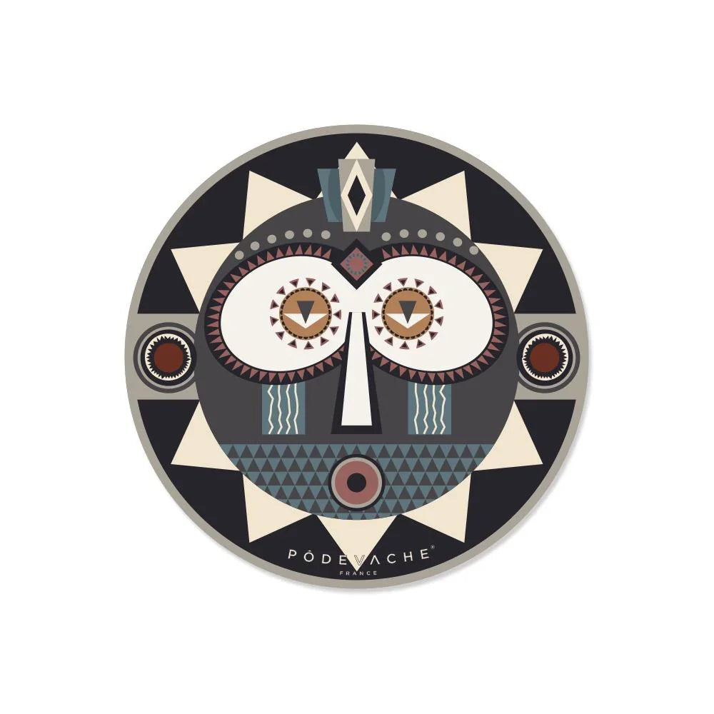 Lot de 6 dessous de verre vinyle Korowai